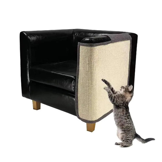 Cat Couch PotectorHeavy Duty Anti Scratching Mat Sisal Couch Guard for CatsProtect Your Sofa from Scratching Easy Installation